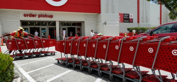 US supermarket chain Target has been targeted by social media commentators for promoting LGBTQ Pride merchandise