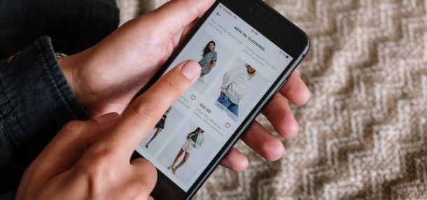 Person shopping via mobile