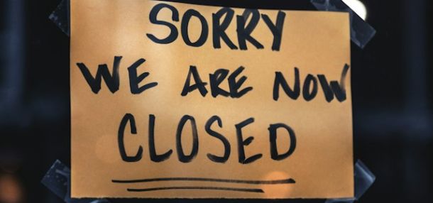 Sorry We're Closed Note
