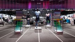 Display of sports' wear