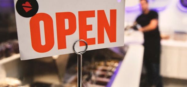 Open sign