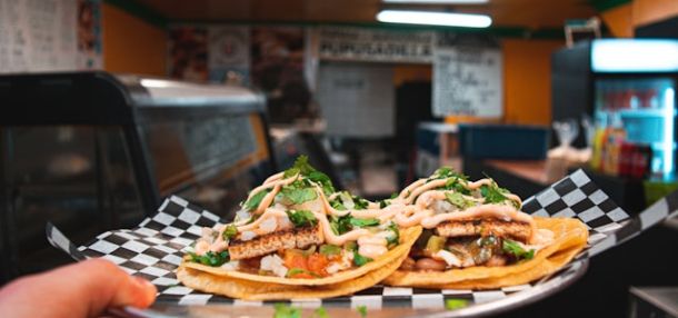 Tacos on a plate